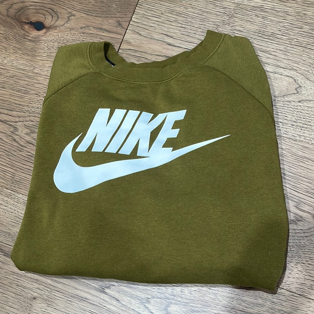 Olive green nike shirt